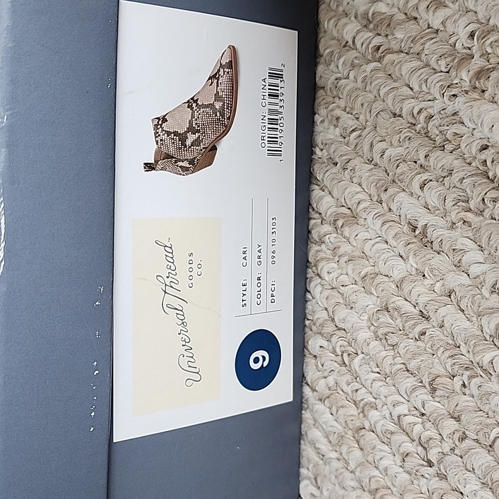 Universal Thread Snakeskin Western Boot Booties, … - image 7